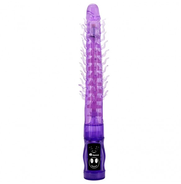 BAILE - Spiny Dragon Stimulator Vibrator Stick (Battery - Purple) BAILE - Spiny Dragon Stimulator Vibrator Stick (Battery - Purple)